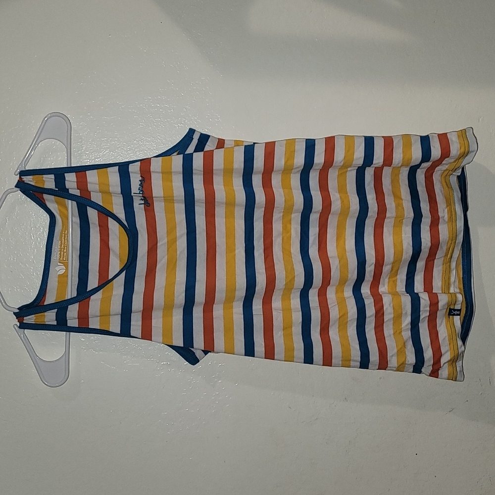 GUC Dutch Bros Mens Striped Tank Top - L
